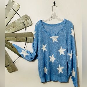 Fun optional off the shoulder lightweight sweater in size Large